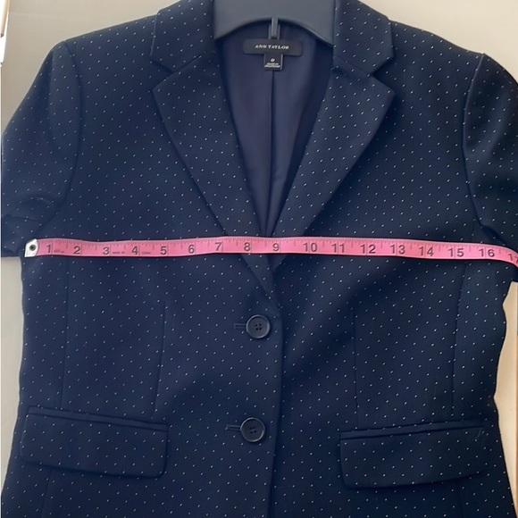 Ann Taylor - Polka Dot Navy Jacket - Picture 6 of 6
